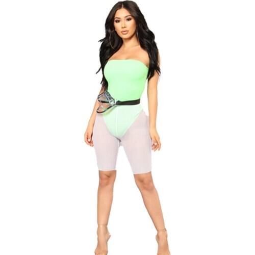 Women Fishnet Mesh Pant See Through Fashion Slim Fit Fish Net Shorts High Wasit Exotic Pants Ladies Hot Pants