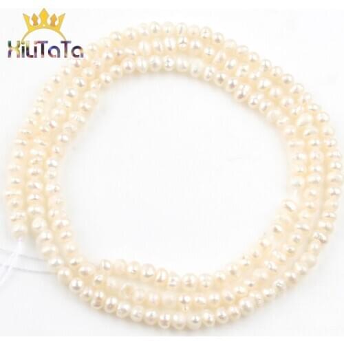 2.5-3mm Natural White Freshwater Pearl Beads Round Pearls Loose Beads For Women Jewelry Making DIY Bracelet Accessories 15