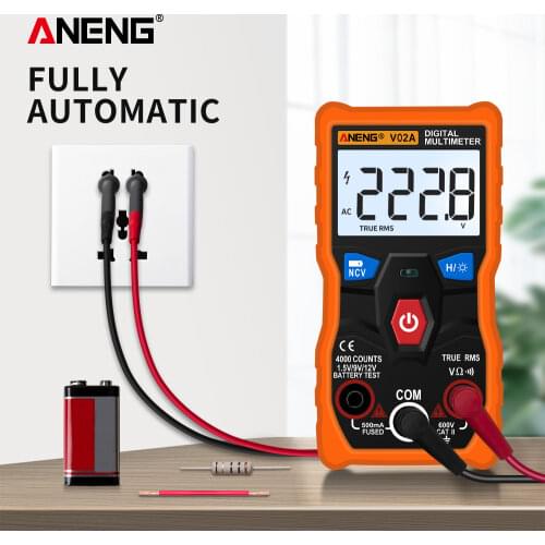 ANENG V02A Measurement Digital Multimeter counts digital multimeter profesional capacitor tester meter testers