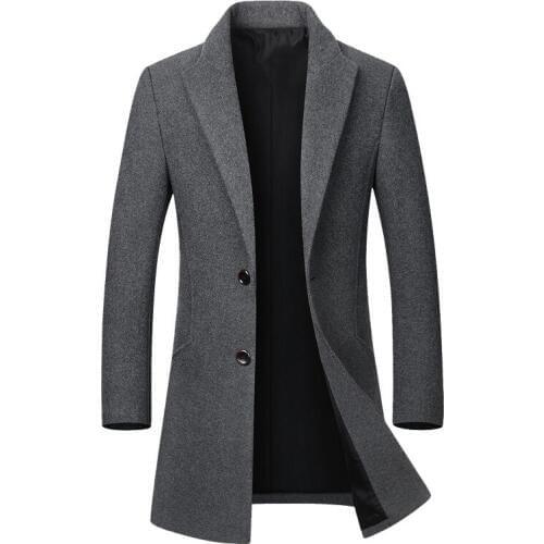 BeckyWalk Mens Wool Coats