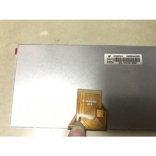 Free shipping 6.5 inch Display AT065TN14 30 car DVD navigation 6.5 inch LCD AT065TN14 with Touch screen Touch Glass