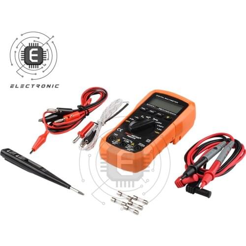 MS8233E Auto Range LCD Digital Multimeter AC DC Current Voltage Diode Temperature Resistor Tester Voltmeter Ammeter Detector