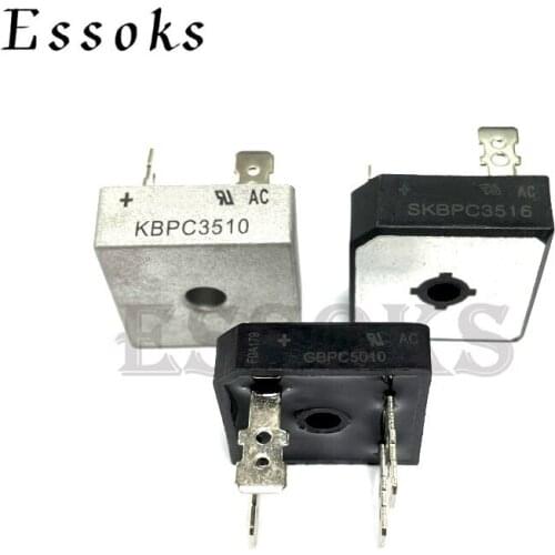 2PC Diode Bridge Rectifier KBPC5010 KBPC3510 KBPC2510 KBPC1510 GBPC3510 GBPC5010 SKBPC3516 SKBPC5016 15A 25A 35A 50A 1000V 1600V