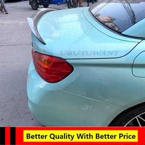 EPFBSQP Fiber Rear Trunk Spoiler Car Tail Wing Decoration For BMW F33 420i 425i 428i M4 Style 2013 -2019