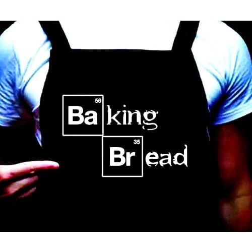 Custom Baking Bread, Manly Apron,Funny BBQ Apron for Men,Personalized Father,Grandfather Holiday Gifts,Humorous Kitchen Grilling