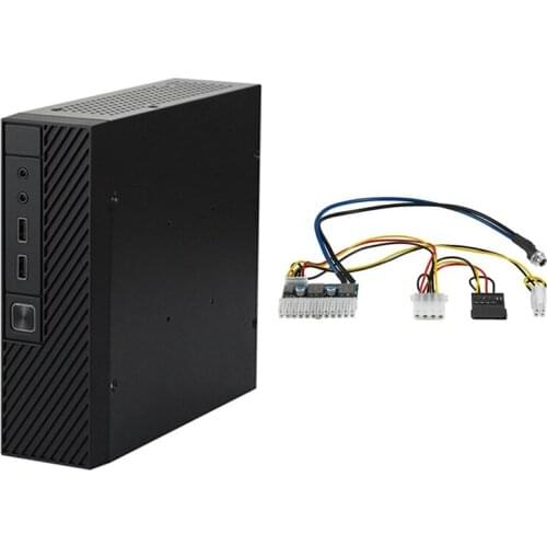 M06 ITX Computer Case+84W 12V Power Board HTPC Case HTPC Chassis Mini ITX Case Industrial Control ITX Enclosure