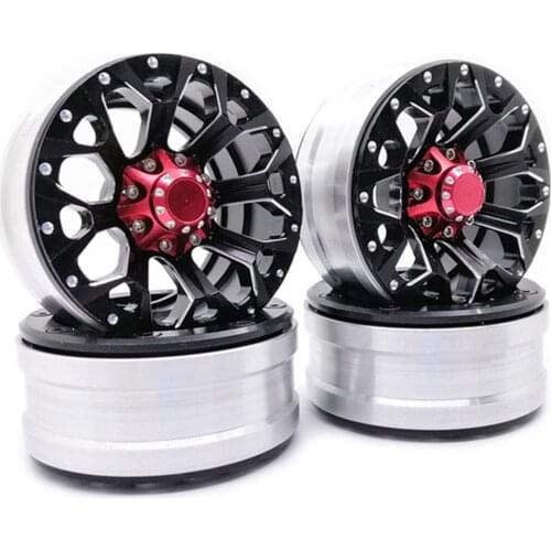 4pcs/pack 1.9 inch Metal Wheel Rims Universal for 1/10 RC Crawler Trx4 Scx10 D90 RC Toy Accessory