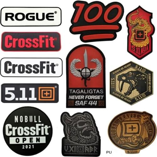 NEW PVC/PU Patch Military Armband Badge Tiger Head 511&99%&1% STAR Tactical Decorative Clothing Applique Application with Hook