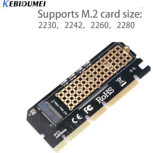 KEBIDUMEI Expansion Card for PCIE to M2/M.2 Adapter/PCI Express M.2 SSD PCIE Adapter M.2 NVME/M2 PCIE Adapter Computer