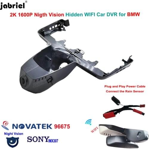 Plug And Play 2K 1600P WIFI Car Dvr Dash Cam Car Camera Video Recorder for BMW X7 for BMW G07 for BMW X7 G07 2019 2020 2021 2022