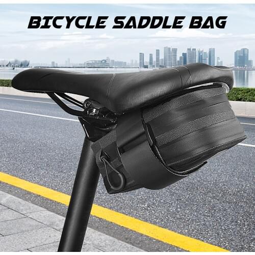 SAHOO Bicycle Saddle Bag Bike Seat Bag Reflective Cycling Rear Seat Post Bag Large Capacity Tail Rear Bags Bike Accessories
