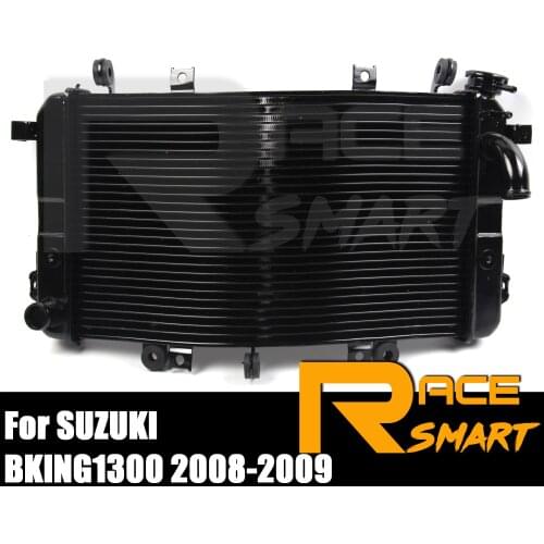 Motorcycle Radiator Engine Water Cooling Cooler System For SUZUKI BKING1300 2008-2009 B-KING 1300 08 09 High Grade Aluminum New