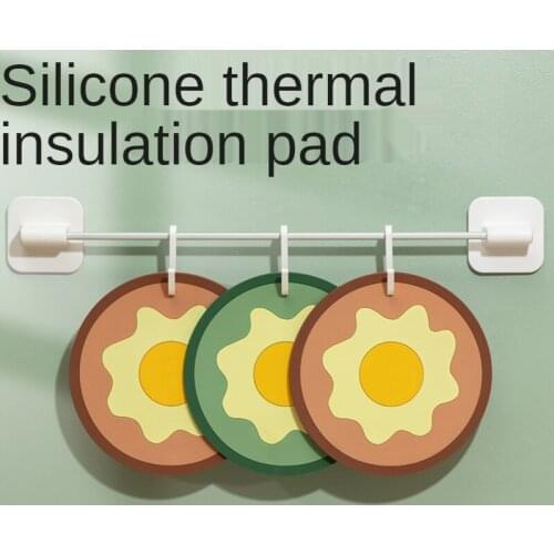 High temperature silicone anti-scalding heat pad mat table mats placemats coasters casserole dishes cushion pad table mat