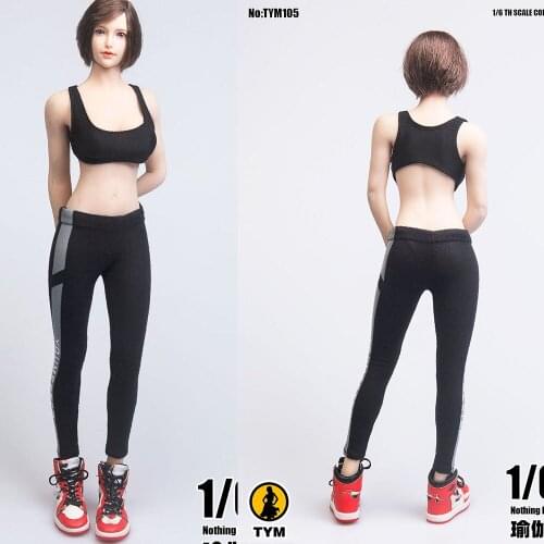 TYM105 1/6 Scale Female Yoga Sportswear Women Trendy Clothes For 12" Action Figrue Dolls In Stock