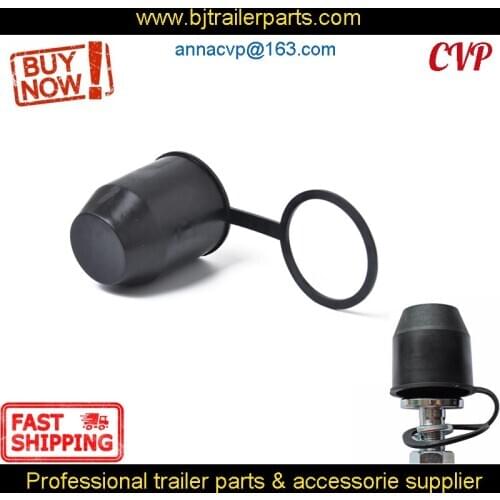 Universal Trailer Hitch Ball Cover Cap Plastic Towball Protect Black 50mm 2inch Tow Ball Protector RV Parts Camper Caravan
