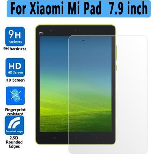Explosion-Proof Toughened Tempered Glass For Xiaomi Mi Pad 1 MiPad1 MiPad 1 7.9" Tablet Film Clear Screen Protector Cover Glass