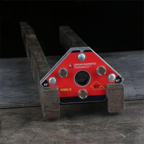1 Pcs Strong Magnetic Welding Holder Neodymium NdFeB Magnet For Corner Arrow Welding Arrow Positioner Locator With Holes WM6-M