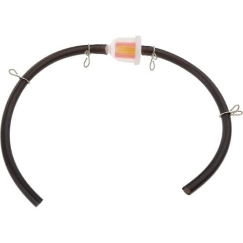 Gas Hose Line 5/16 inch 8mm + Fuel Filter + Clips for 47 49cc ATV Dirt Bike Scooter Quad Buggy Go Kart Repair Parts 2 in 1