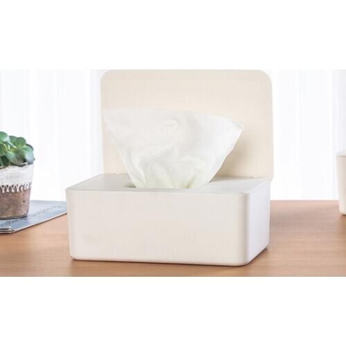 New Wet Tissue Box Desktop Seal Baby Wipes Paper Dispenser Napkin Storage Holder Lid