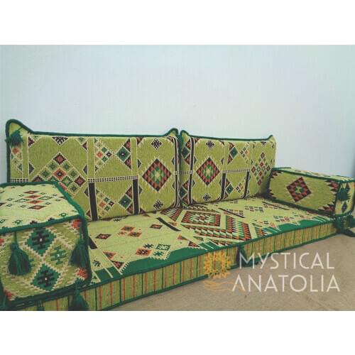 Arabic Floor Seating / Arab Majlis Sofa / Arabic Couches / Oriental Seating / Benc Cushions / Jalsa