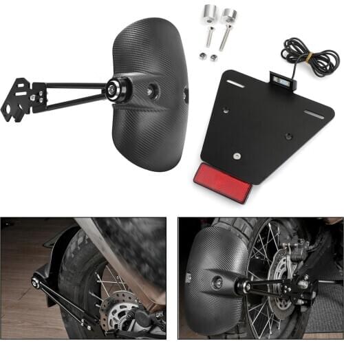Areyourshop For Honda CRF1000L CRF 1000 L DCT 2016-2019 2017 2018 Rear Fender Mudguard + License Plate Bracket Motorcycle