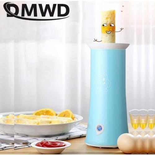 DMWD Automatic Egg Sausage Roll Maker Electric Mini Breakfast Egg Boiler Cooking Cup Burrito Hotdog Eggs Roller Omelette Master