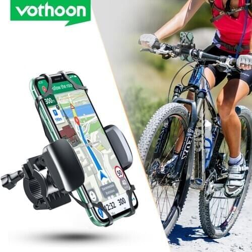 Vothoon Bicycle Phone Holder Universal Motorcycle Mobile Phone Holder For iphone Samsung Xiaomi Bike Handlebar Stand Bracket