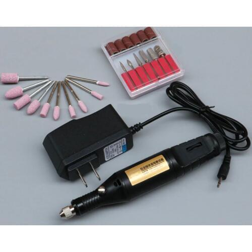 1 Set Mini Rotary Electric Grinder Tool Craft Drill Hobby Grinding Machine Sanding Engraving Set Tool