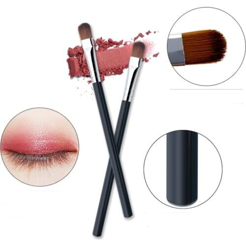 1 Pc Professional Eye Shadow Brush Bevel Brush Eyebrow Brush Angled Eye Liner Makeup Brush Tool Cosmetics Make Up Brushes