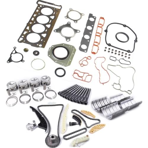 EA888 Engine Overhaul Package Repair Set & Piston & Ring 21mm & Timing Set For Golf Passat Q5 09-17 2.0T Gasline