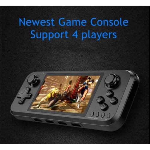 Portable 4 Inch Screen Retro Game Console Support 4 Players HD TV Out Ebook Video Handheld Game Player PS GB FC Gaming Consoles