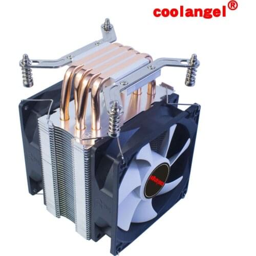 2011 Cpu Cooler 4 Heat pipe 4PIN PWM 90MM Mute CPU FAN Computer processor cooling LGA 775 1155 1366 AMD motherboard CPU radiator