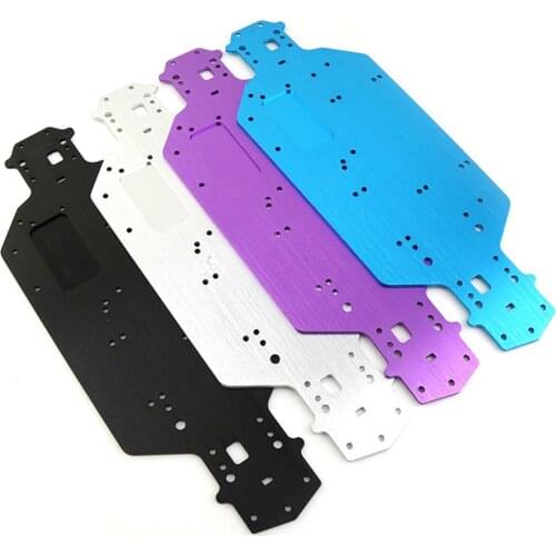Aluminum Alloy Metal Chassis 04001 For HSP 1/10 Upgrade Parts For Buggy Monster Bigfoot Truck 94111 94107 94170 94118