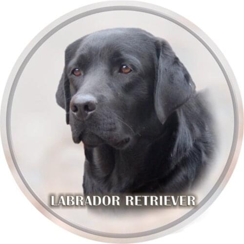 S40395# Various Sizes PVC Decal Labrador Retriever V3 Pet Animal Car Sticker For Bumper Rear Window Laptop Refrigerator Toilet