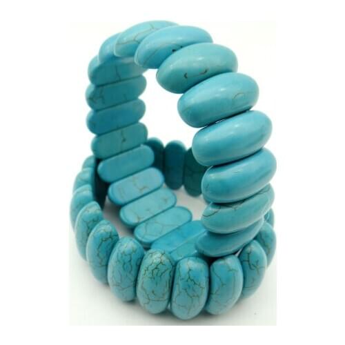 Natural Stone tiger eye Turquoises Quartz crystal bead bracelet DIY jewelry energy Bangles Stretch Chain bracelets for women