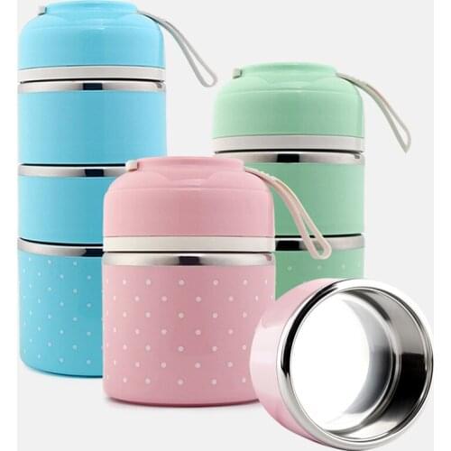 Stainless Steel Lunch cutlery Box For Kids Leak-Proof Food Container Bento Box Drop Shipping Kids Bento Box set travel