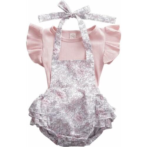 New 2PCS Baby Girl Outfits Clothes Tops Shirt+Tutu Shorts Pants Set