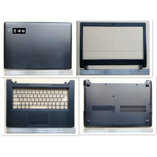 New laptop for lenovo Ideapad 110-14IBR 110-14 black AP11T000200 top case base lcd back cover