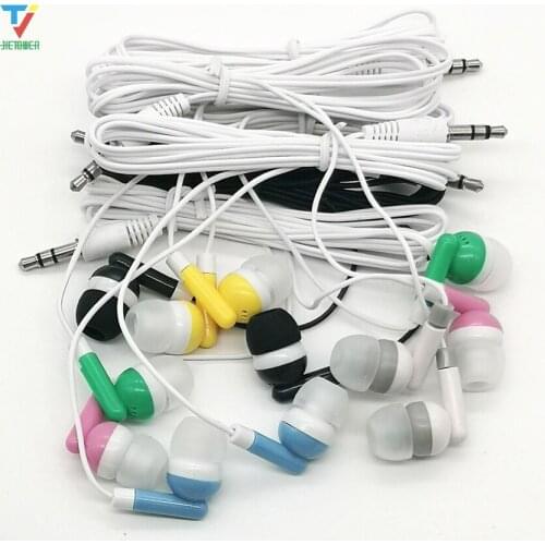 200pcs/lot Disposable White 3.5mm Earbuds Earphones Cell Phones/MP3 | Great Sound