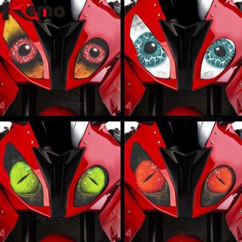 For BMW S1000RR S1000 RR 2015-2018 2016 2017 Motorcycle Accessries 3D Front Fairing Headlight Sticker Guard Head light Stickers