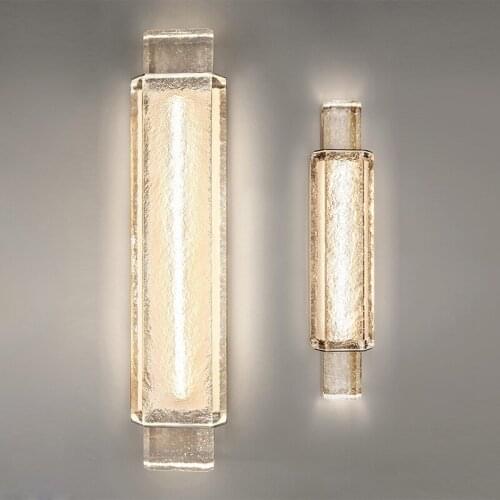 Modern Led Wall Lamp Ice Crystal Wall Lamps For Living Room Bathroom Stairs Wall Sconce Nordic Home Decor Wall Mirror Lights