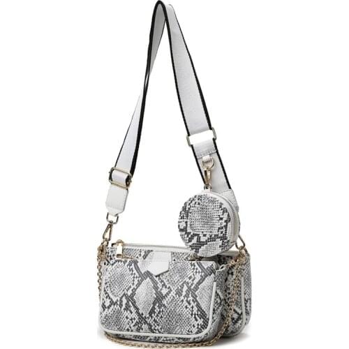 Womens Bag Trend 2021 Luxury Designer Snake Print Crossbody Bags Pu Leather Shoulder Bags Fashion Mini Handbags And Purse