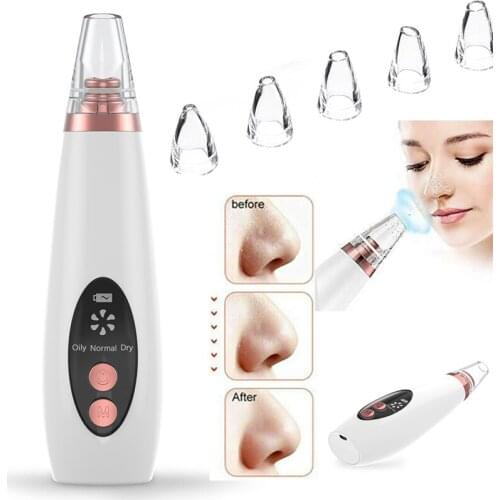 Blackhead Remover Face Deep Nose Cleaner T Zone Pore Acne Pimple Removal Vacuum Suction Facial Diamond Beauty Clean Skin Tool