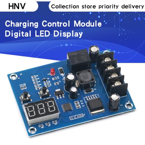XH-M603 Charging Control Module 12-24V Storage Lithium Battery Charger Control Switch Protection Board With LED Display NEW