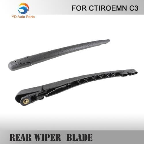 WINDOW BACK WIPER BLADE FOR CITROEN C3 REAR WIPER BLADE AND ARM SET BRAND NEW 2002-2010