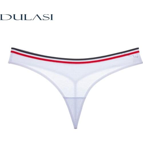 Women Cotton Seamless Thong Panties Low Waist Comfortable and Soft Underwear Sexy Fashion G-String Pants Recommend DULASI 2020