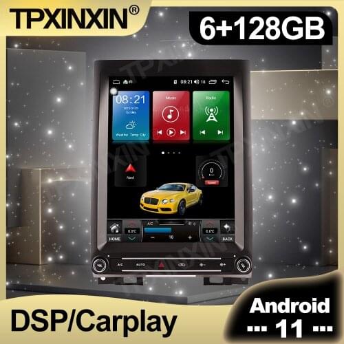 128GB Tesla Screen Android 11.0 Car Radio For Ford F350 F-350 2015 - 2020 Multimedia Auto DVD Player Navigation Stereo GPS 2 din