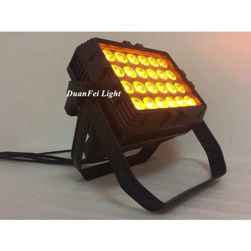 20 Unites Outdoor Wash Building Light DMX RGBWA LED Wall Washer 24x15w Lyre Spotlight IP65