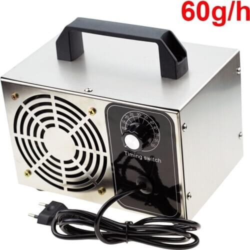 60g/h Ozone Generator Air Purifier Ozonizador Machine O3 Ozono Generator Clean Deodorant Disinfection equipment for Household