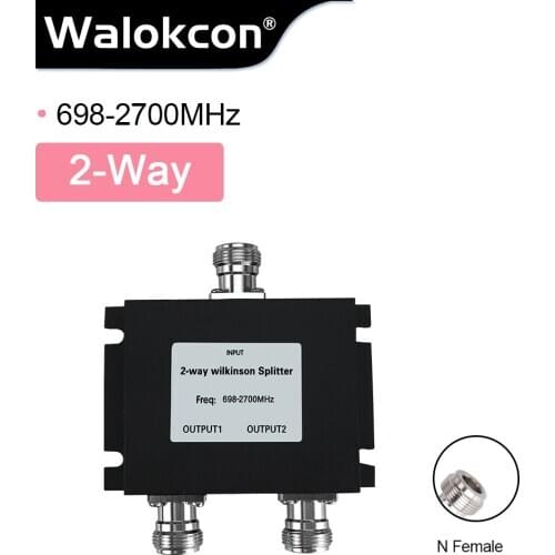 700mhz-2700mhz 2 way Power Splitter Divider Of Cellular Signal Amplifier Compatible For 2G 3G 4G Moblie Phone Repeater Booster